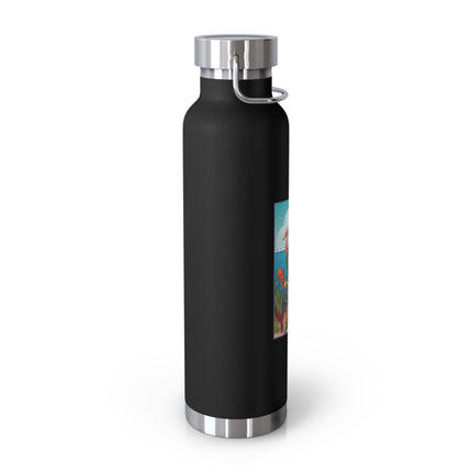 Three Mermaids with Strings of Pearls by Carlo Chiostri Copper Vacuum Insulated Bottle, 22oz