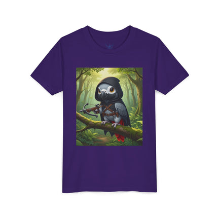 The African Grey Sentinel Youth Short Sleeve Tee