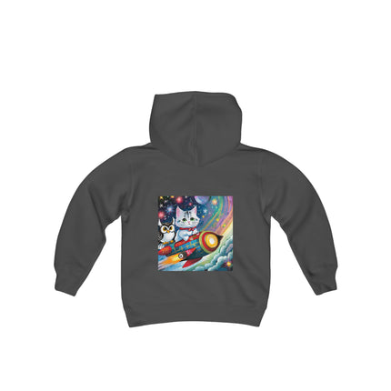 Flight of Fancy Youth Hooded Sweatshirt – Imagination Takes Off