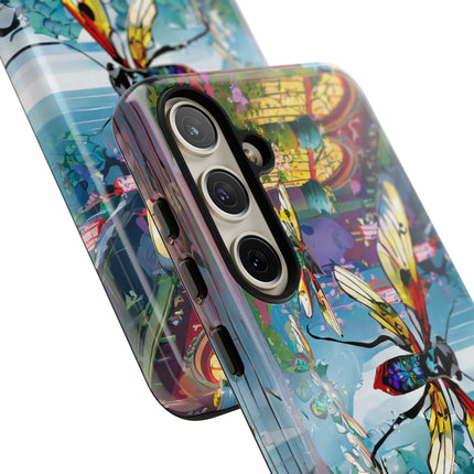Neon Swarm Phone Cases