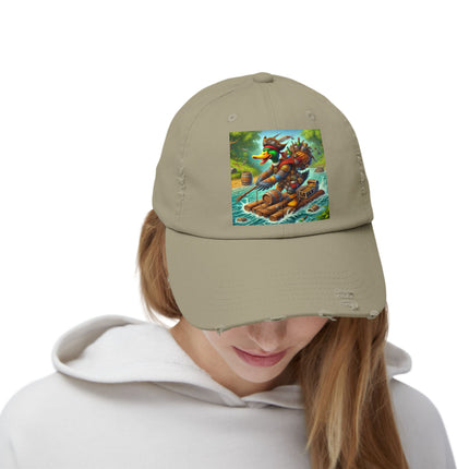 The Daring Drake Unisex Distressed Cap
