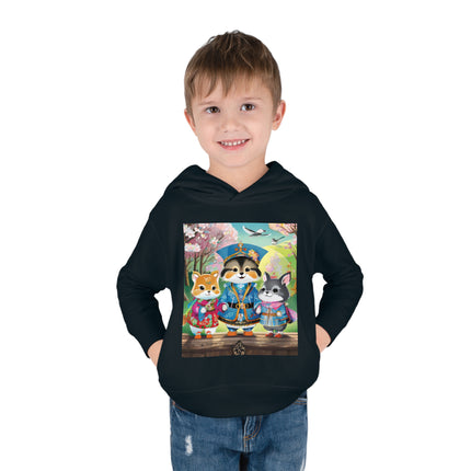Fluffy Explorers Toddler Pullover Fleece Hoodie