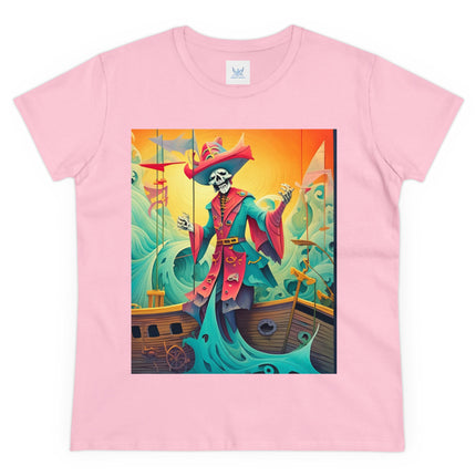 Skeleton Crew of the Misty Seas Women's Midweight Cotton Tee
