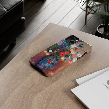 Bouquet of Flowers by Odilon Redon Phone Cases