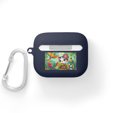 Parrot Dance of the Geisha Kitten AirPods and AirPods Pro Case