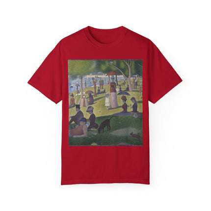 A Sunday on La Grande Jatte by Georges Seurat Unisex Garment-Dyed T-shirt