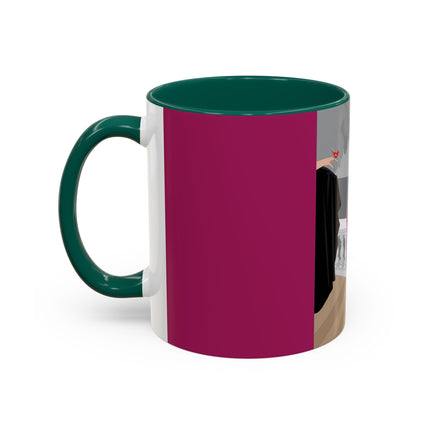 The Red Bird Colorful Mugs – Gentle Storybook Charm & Elegant Whimsy