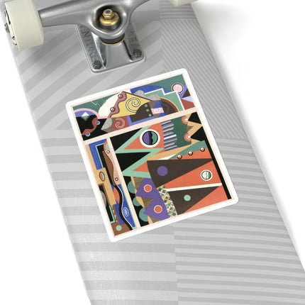 Collection decors et couleurs Pl.03 by Georges Valmiers Kiss-Cut Stickers (4 Sizes)