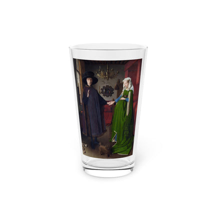 Arnolfini Portrait by Jan Van Eyck Glass, 16oz