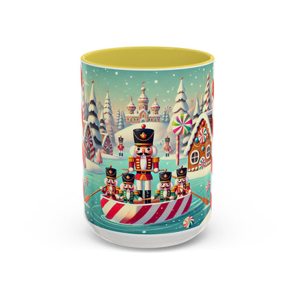 Nutcracker Candy-Striped Adventure Colorful Mugs (11oz, 15oz)