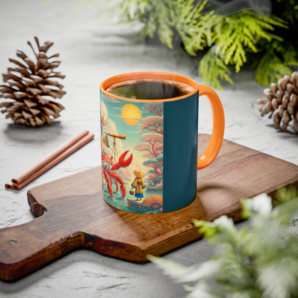 The Celestial Crab Navigator Colorful Mugs (11oz, 15oz)