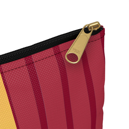 Elegant Holiday Woman with Gifts Accessory Pouch