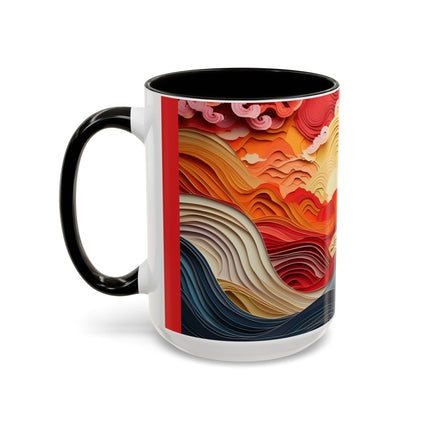 Vibrant Sunrise Sky Colorful Mugs (11oz, 15oz)