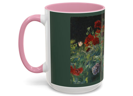 A Study of Poppies for Carnation, Lily, Lily, Rose by John Singer Sargent Colorful Mugs (11oz, 15oz)