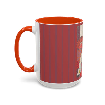 Les Coussins by Georges Lepape Colorful Mugs (11oz, 15oz)