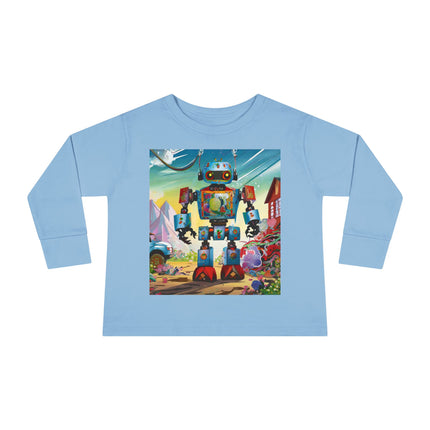 The Rusty Robot Toddler Long Sleeve Tee