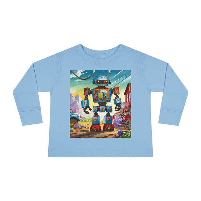 The Rusty Robot Toddler Long Sleeve Tee