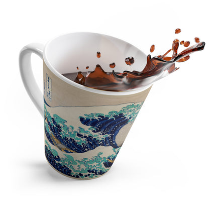 The Great Wave off Kanagawa by Katsushika Hokusai Latte Mug