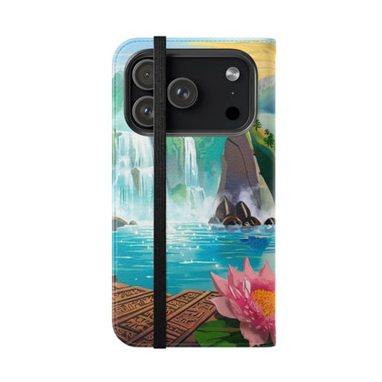 🐉💎 Wisdom's Guardian Flip Case – Dragon's Embrace & Eternal Wisdom