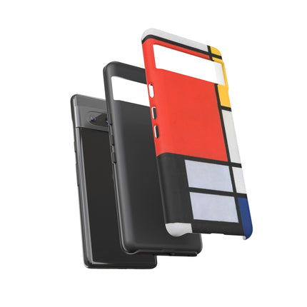 Composition with Red, Yellow, Blue, and Black by Piet Mondrian Phone Cases