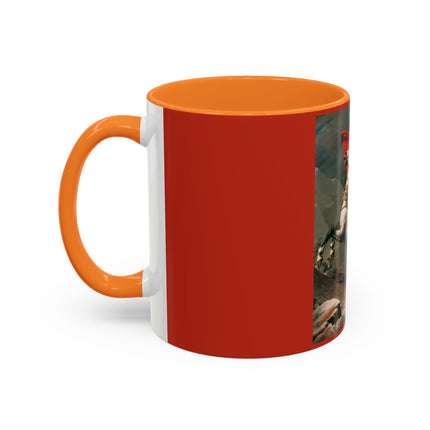 Napoleon Crossing the Alps by Jacques-Louis David Colorful Mugs (11oz, 15oz)