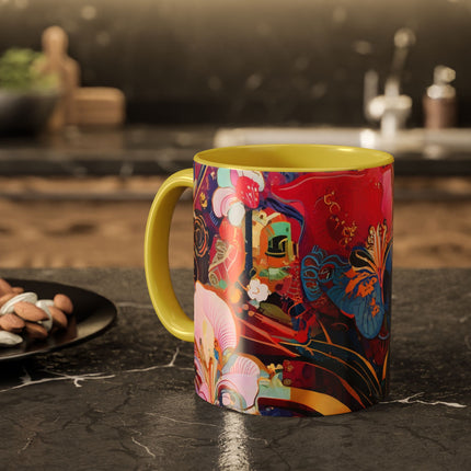 Ethereal Irises Colorful Mugs (11oz, 15oz)