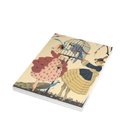 🦜🦚 The Ladies Of The Peacock Garden Postcard Bundles – Art Deco Aviary Elegance