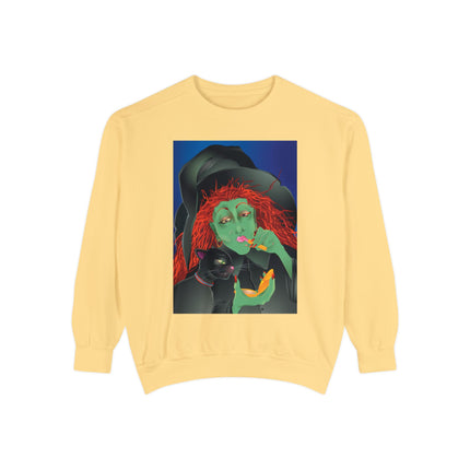 Mirror, Mirror A Witch's Touch Unisex Garment-Dyed Sweatshirt