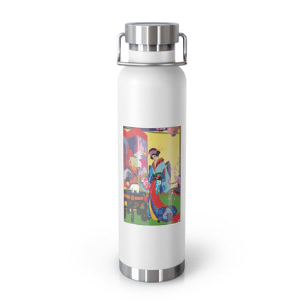 A Timeless Journey by Umberto Brunelleschi Copper Vacuum Insulated Bottle, 22oz