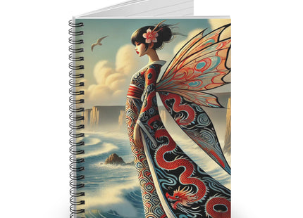Coastal Fairy Spiral Notebook — Ruled Line