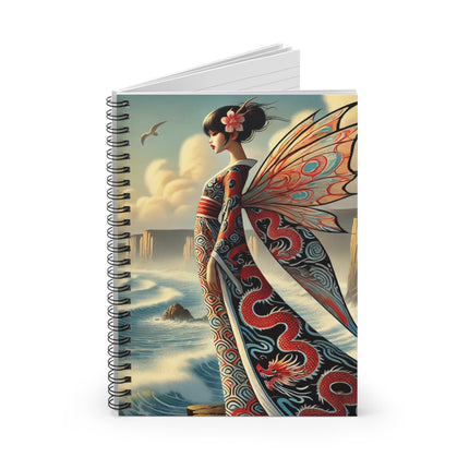 Coastal Fairy Spiral Notebook — Ruled Line