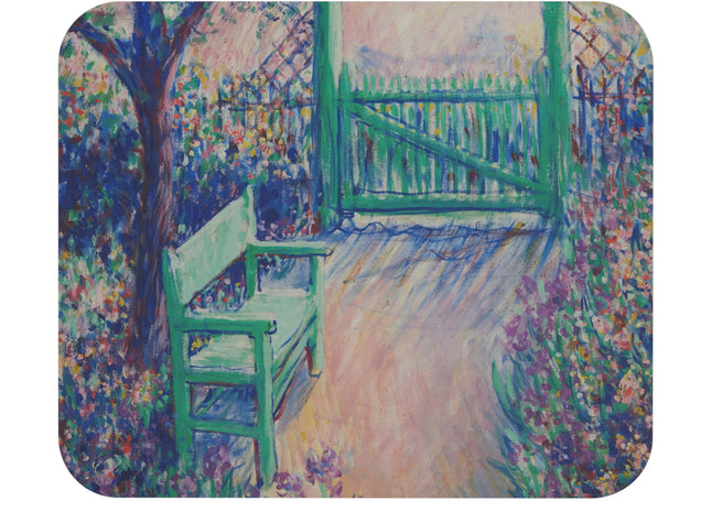 The Artist’s Garden by Theodore Earl Butler Mouse Pad, Rectangle