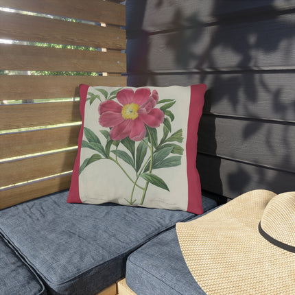 Choix des plus belles fleurs, Plate 075 by Pierre Joseph Redouté Outdoor Pillows