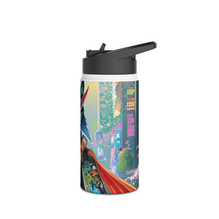 Cyberpunk Samurai Stainless Steel Water Bottle