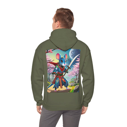 Cyber Samurai Rat – Heavy Blend™ Hooded Sweatshirt