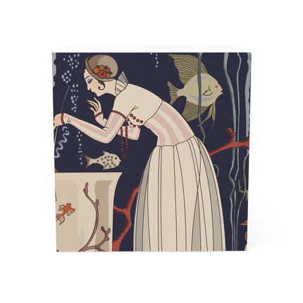 L'Etourdissant Petit Poisson (The Dazzling Little Fish) by George Barbier Note Cube