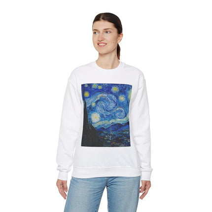The Starry Night by Vincent Van Gogh Heavy Blend™ Crewneck Sweatshirt