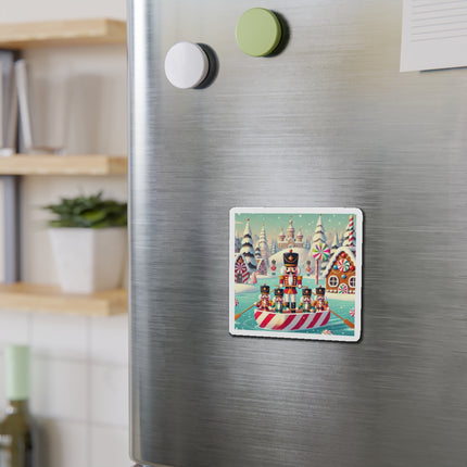 Nutcracker Candy-Striped Adventure Die-Cut Magnets (5 Sizes)