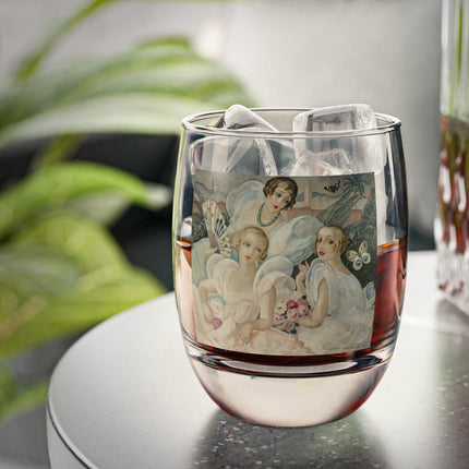 Les Femmes Fatales by Gerda Wegener Whiskey Glass