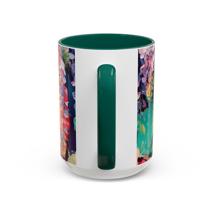 Golden Wisteria Symphony Colorful Mugs (11oz, 15oz)