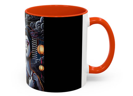 Geisha’s Black Ink Tears Colorful Mugs (11oz, 15oz)