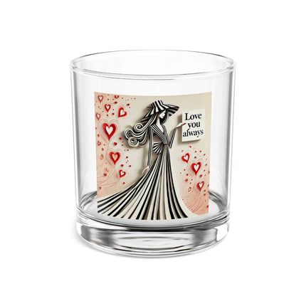 Love You Always Rocks Glass, 10oz