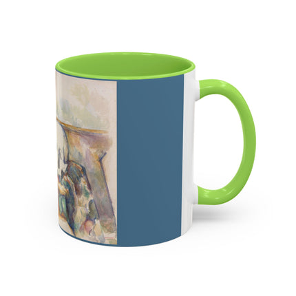 The Three Skulls by Paul Cézanne Colorful Mugs (11oz, 15oz)