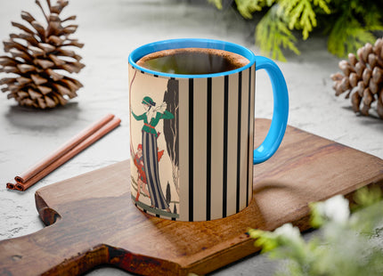 L'Arc Rouge by George Barbier Colorful Mugs (11oz, 15oz)