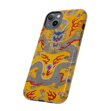Majestic Dragon Regalia – Imperial 12-Symbol Robe Phone Cases
