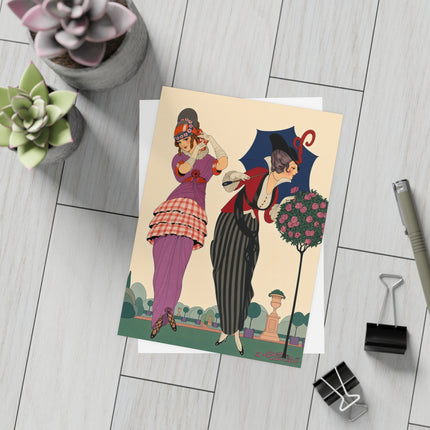 🌹☂️ The Ladies Of The Rose Garden Postcard Bundles – Art Deco Fashion Whimsy