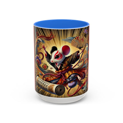 Theatrical Mouse on a Mission Colorful Mugs (11oz, 15oz)