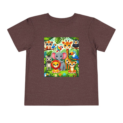 Jungle Friends Parade Toddler Short Sleeve Tee