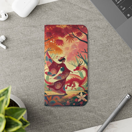 The Dragon Fairy’s Dance Flip Case – Enchanted Grace & Spring Magic