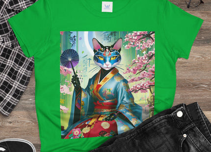 Cyberpunk Geisha Cotton Tee